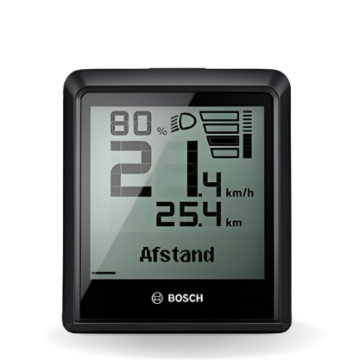 Vista frontal de la pantalla Intuvia 100 de Bosch