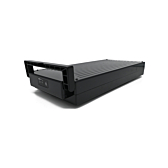 Foto de la Sparta E-motion C1/C2/C3 / Batavus compatible batería de bicicleta de 13.6Ah (negra) Incl. cargador, donde se puede ver el interruptor que se puede encender y apagar. También se ve la manija desplegada