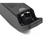 Foto en primer plano del asa de la batería de bicicleta Bosch Powerpack 540 Performance/Active cuadro E-Bike Vision.