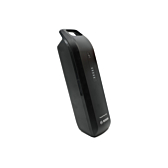 Vista en tres cuartos de la batería de bicicleta Bosch Powerpack 545 SMART Frame de pie.