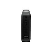 Vista frontal de la batería de bicicleta Bosch Powerpack 545 SMART Frame de pie.

