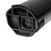 Conexión de Fazua 250X (inclinada/ampliada) muestra los claros detalles de conexión.