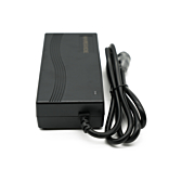 Vista trasera del cargador compatible Gazelle Impulse 42V 3A con conector Rosenberger.
