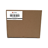 Vista frontal de la caja de la batería compatible Impulse 36V 14.5Ah producida por EYXON. La etiqueta en la caja es claramente visible.