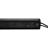 Foto en primer plano de la etiqueta en la batería para bicicleta Mahle X35 B1-D Smart