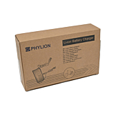 La caja del cargador Phylion 42V 2A de 2 pines.