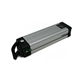 Vista en tres cuartos de la Phylion XH370-12J Silverfish 37V 12Ah Compatible acostada, tomada desde lejos.