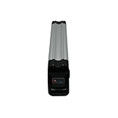 Vista frontal de la Phylion XH370-12J Silverfish 37V 12Ah Compatible donde también se ve la parte superior.