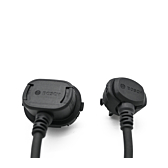 Foto en primer plano de las conexiones del cable de 150 mm del Bosch PowerMore 250 Range Extender