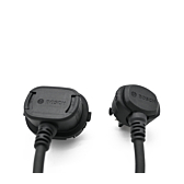 Foto en primer plano de las conexiones del cable de 300 mm del Bosch PowerMore 250 Range Extender