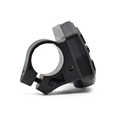 Foto en primer plano del sistema de fijación del ciclocomputador Shimano Steps display SC-E5000.