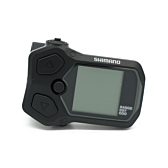 Vista frontal del Shimano Steps SC-EN500 con la pantalla y los botones claramente visibles.