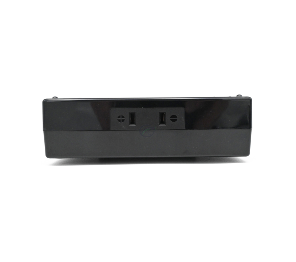 Sparta E-motion C1/C2/C3 / Batavus compatible batería de bicicleta de 13.6Ah (negra) Incl. cargador, primer plano de la parte frontal donde se puede ver el conector que va en la bicicleta
