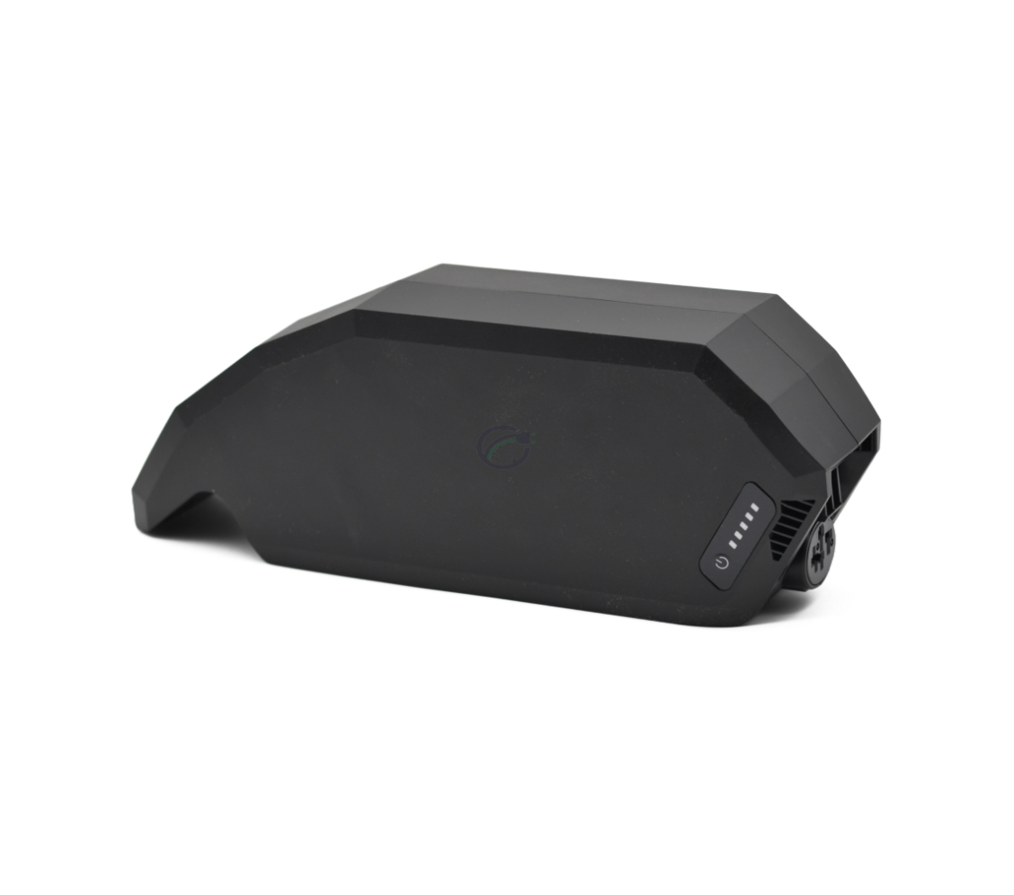Vista lateral de la batería de bicicleta Bosch Powerpack 700 Active/Performance cuadro E-Bike Vision.