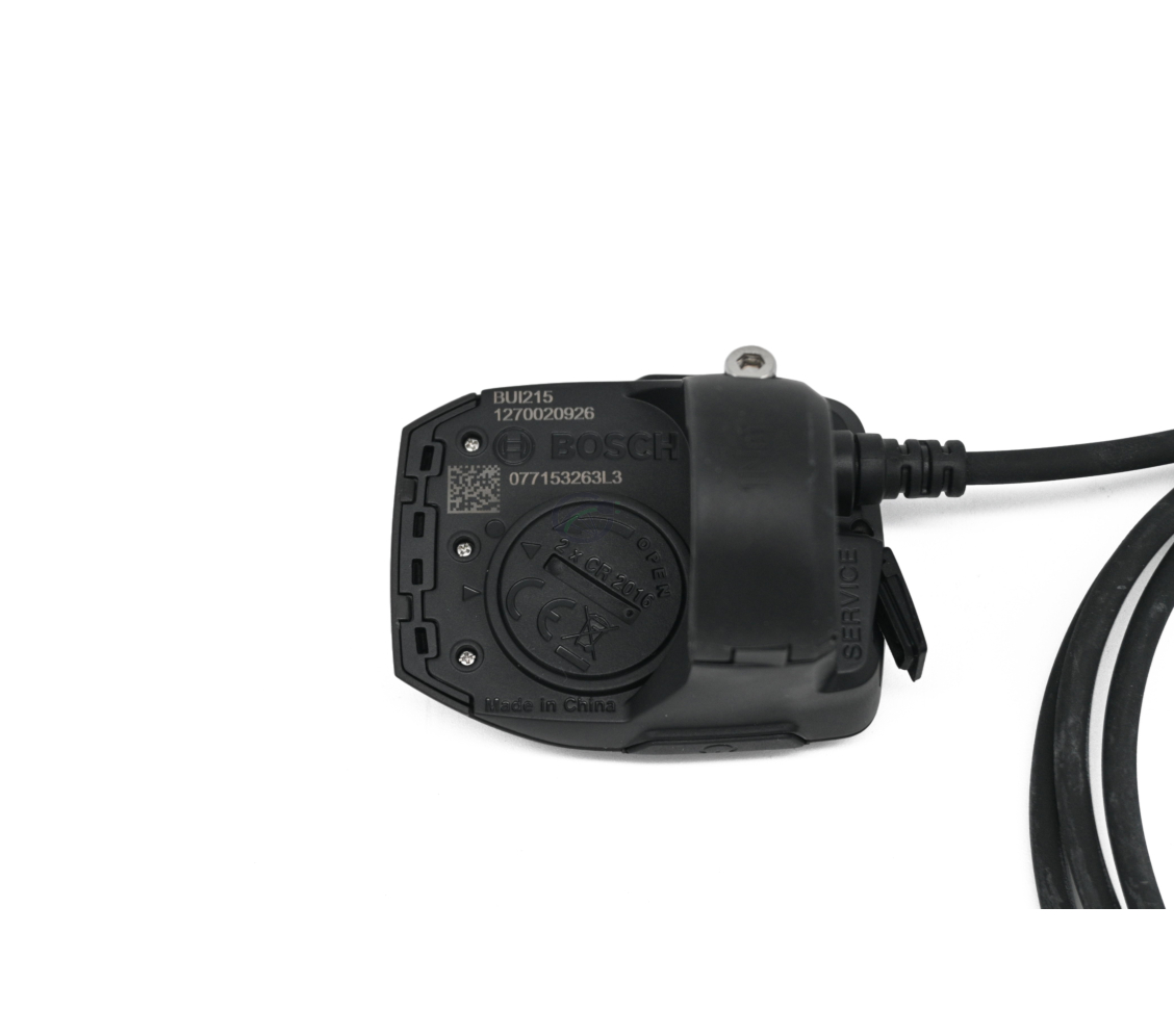 Parte trasera del ordenador de bicicleta Bosch Purion.