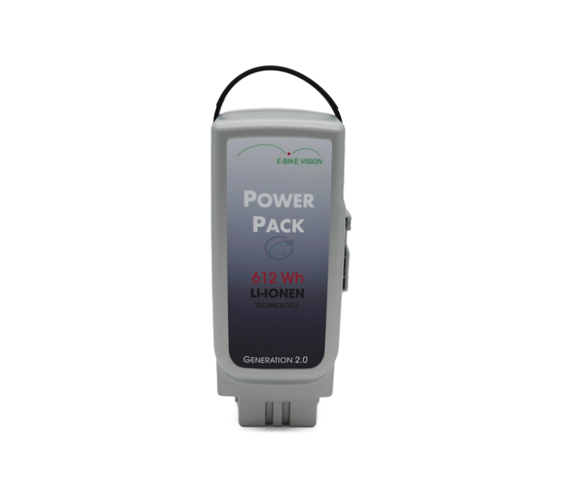 Vista trasera del Panasonic Deluxe 36V 17Ah Compatible.