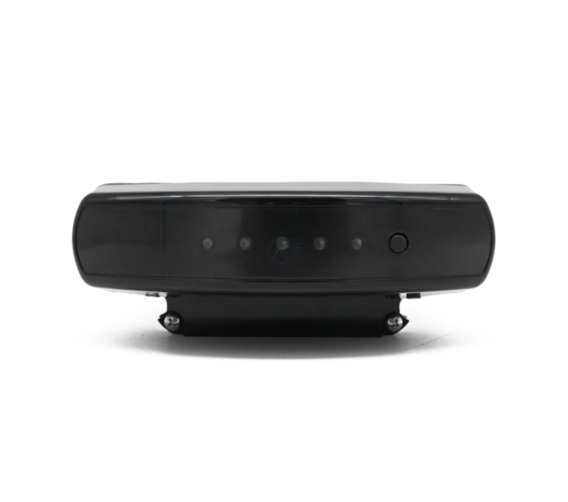 Vista trasera de la Phylion XH370-13J Wall-E 37V 14Ah (2 polos). Las luces del indicador de batería de esta batería Phylion son claramente visibles.