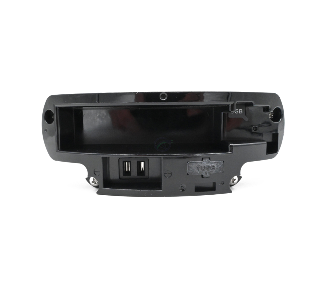Vista frontal de la Phylion XH370-13J Wall-E 37V 14Ah (2 polos). La conexión para bicicleta de esta batería Phylion es claramente visible.