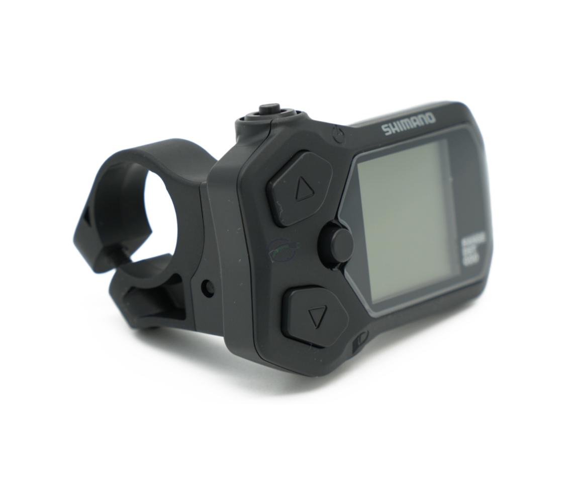 Vista en tres cuartos del Shimano Steps SC-EN500.